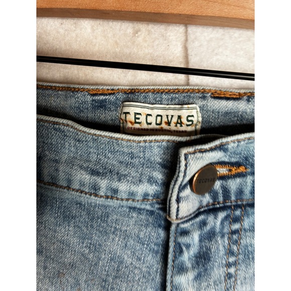 Tecovas Standard Jean Mens 40x30 Light Blue Premium Denim Straight Leg DDST2021 - Picture 5 of 16